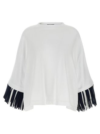 Jacquemus Blue Solid Crew Neck T-Shirt