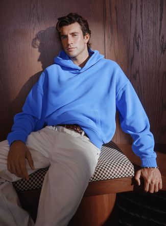 Le 31 Mens Muted colour hoodie