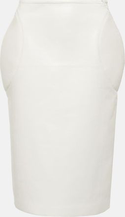 Alaia Leather pencil skirt
