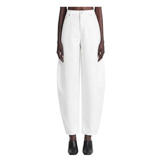 Alaia Jeans, Dames, Wit, W28, Denim, Rodeo Denim Broek