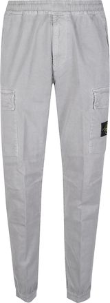 Stone Island Tapered Cargo Elastic Waist Cotton Pants