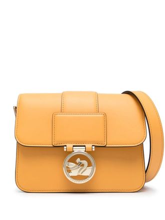 Longchamp small Box-Trot crossbody bag - women - Calf Leather - OS - Orange