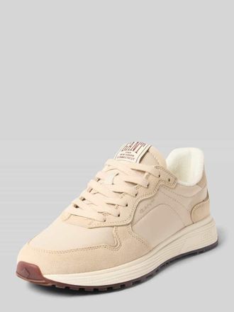 GANT Sneaker aus Leder-Mix mit Logo-Detail Modell Beywin in Beige, Gr&ouml;&szlig;e 36
