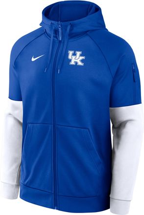 Nike Kentucky Primetime Nike Mens Therma-FIT College Full-Zip Hoodie in Blue | 02V5054NNKY-768