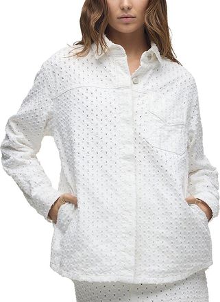 Hudson Hudson Jeans Shacket Tattered White Shacket