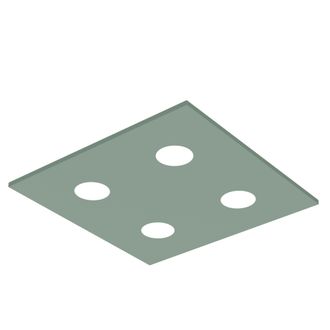 Lumicom Lumicom - River Square 4x Plaf&oacute;n Monocolor Mate