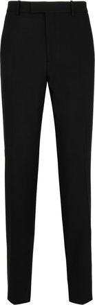 Ferragamo Ferragamo Mens Slim-Fit Wool Tailored Trousers