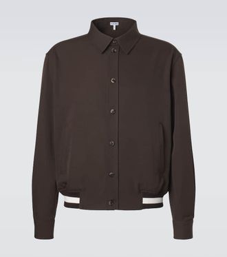 Loewe Wool gabardine blouson jacket