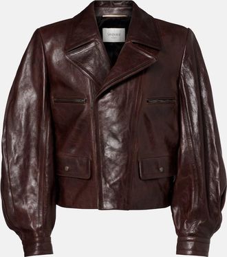 Saint Laurent Leather biker jacket