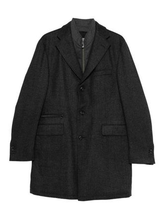 Corneliani Grey Wool Coat