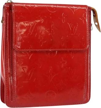 Louis Vuitton Pre-owned Vintage Cross Body Bag - Dames - Vintage Schoudertas - Rood - ONE Size - Leer - Vintage