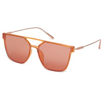 Pepe Jeans London Womens Sunglasses PJ7377 C6 63 Antonella - Orange Metal Composite - One Size