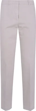 PESERICO Pants Stretch Gabardine Trousers