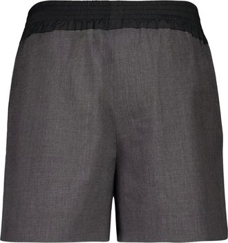 Miu Miu Shorts con vita elasticizzata - Nero