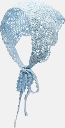 Anna Kosturova Pa&ntilde;uelo de croch&eacute; de algod&oacute;n