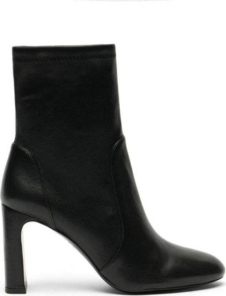 Stuart Weitzman Babette Bootie 85 - Dames - Laarzen met Hak - Zwart - 36 1/2 EU - Schoenen