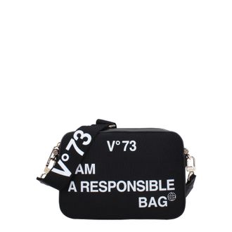 V° 73 V ° 73 Umhängetaschen Responctivication bis Frauen Polyester schwarz