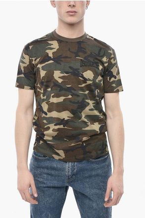 Dsquared2 Crewneck T-Shirt COOL FIT with Camouflage Pattern size Xxl