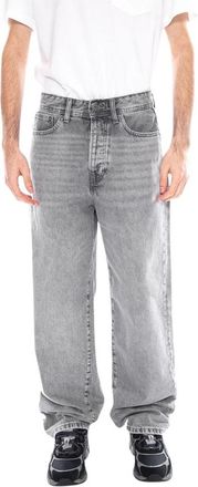 Only & Sons Fade Loose Jeans - Heren - Loose Fit Jeans - Grijs - W34 - Katoen - Jeans