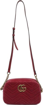 Gucci Pre-owned Gucci Small GG Marmont Matelasse Velvet Crossbody Ladies 0FV6IK2OH4KYX7X9
