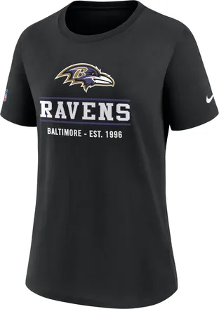 Nike Baltimore Ravens Sideline Alt Nike Womens Dri-FIT NFL T-Shirt in Black | 03KQ00A8G-TC1
