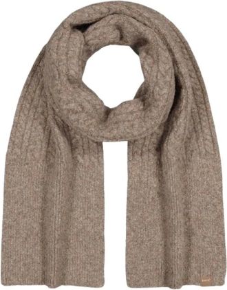 Barts Moiray Sjaal - Heren - Accessoires - Beige - Maat: ONE Size Wol