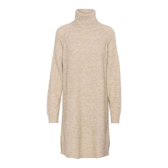 Saint Tropez Jurken - Dames - Jurken - Beige - Maat: XS