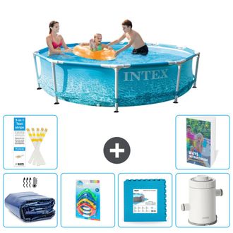 Intex Piscina Con Estructura Redonda - 305x76 Cm - 7-piezas S55