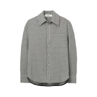 S&eacute;fr Camicia Button Up - - Shirts - Uomo - Bianco - S