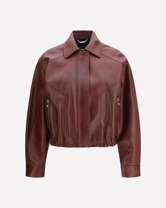 Versace Leather Jacket Female 40