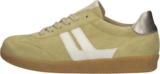Gabor Schoenen, Dames, Groen, 40 EU, Leer, 300 Sneakers
