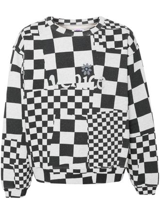 ERL Herren Venice Checker Crewneck stricken
