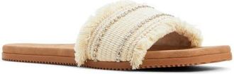 Roxy Positano Slide Sandal in Natural at Nordstrom, Size 6