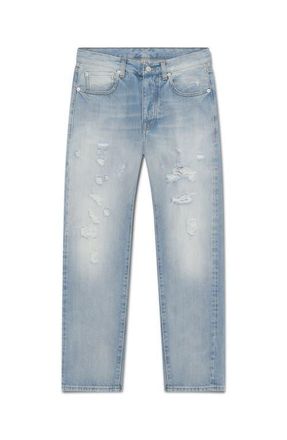 Fortela Japan Denim Five Pocket Slim Fit Pants in Bleach Wash at Nordstrom, Size 24 29 Eu