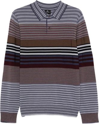 Paul Smith Mens Sweater Ls Polo