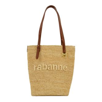 Paco Rabanne Dames, Tassen, Beige, Maat: ONE Size Leer