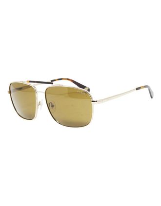 Guess Womens Guess Aviator Gold Sunglasses