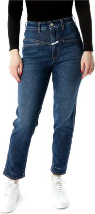 Closed Cropped Jeans - Dames - Cropped Jeans - Blauw - L - Katoen - Jeans