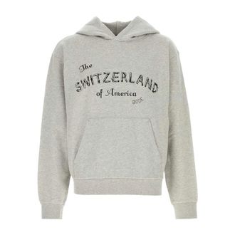 Bode Hoodies & sweatvesten, Heren, Grijs, M, Katoen, Mrf 25Cs 032 Sweatshirt