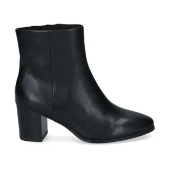 Caprice Schoenen, Dames, Zwart, 38 1/2 EU, Leer, Enkellaarsjes