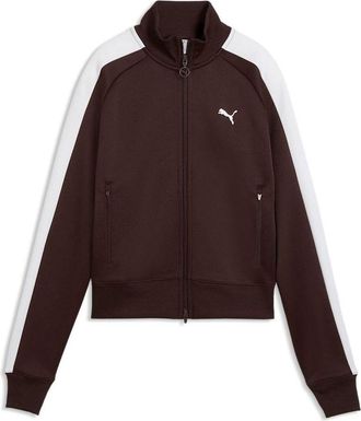 Puma (WMNS) PUMA T7 Short Track Jacket Chocolate Fondue 629796-33