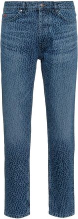 HUGO BOSS Hugo Mens Five Pocket Design Slim Fit Jeans in Turq/Aqua - Blue - Size 33W/32L