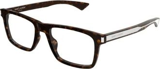 Saint Laurent Glasses, male, Brown, Size: 57 MM 882 Eyeglasses