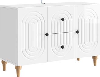 vidaXL Mueble De Tv Brillante 89 X 34,5 X 60 Cm Madera De Ingenier&iacute;a Vidaxl