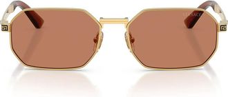 Versace Sunglasses Ve2297 100273 Gold/Brown Men