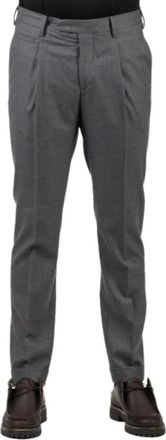 Hindustrie Posillipo Chino - - Trousers - Uomo - Grigio - L