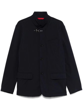 Fay Duty Jacket High Stand Collar Clasp