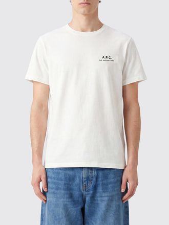 A.P.C. A. P.C. T-shirt in cotone con logo a contrasto sul petto