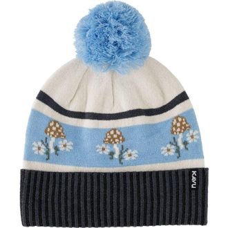 Kavu Herschel Pom Beanie in Mushroom Patch at Nordstrom