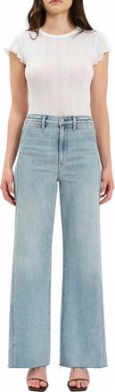 Daze Far Out Hi Rise Wide Leg Jeans In Hot Streak